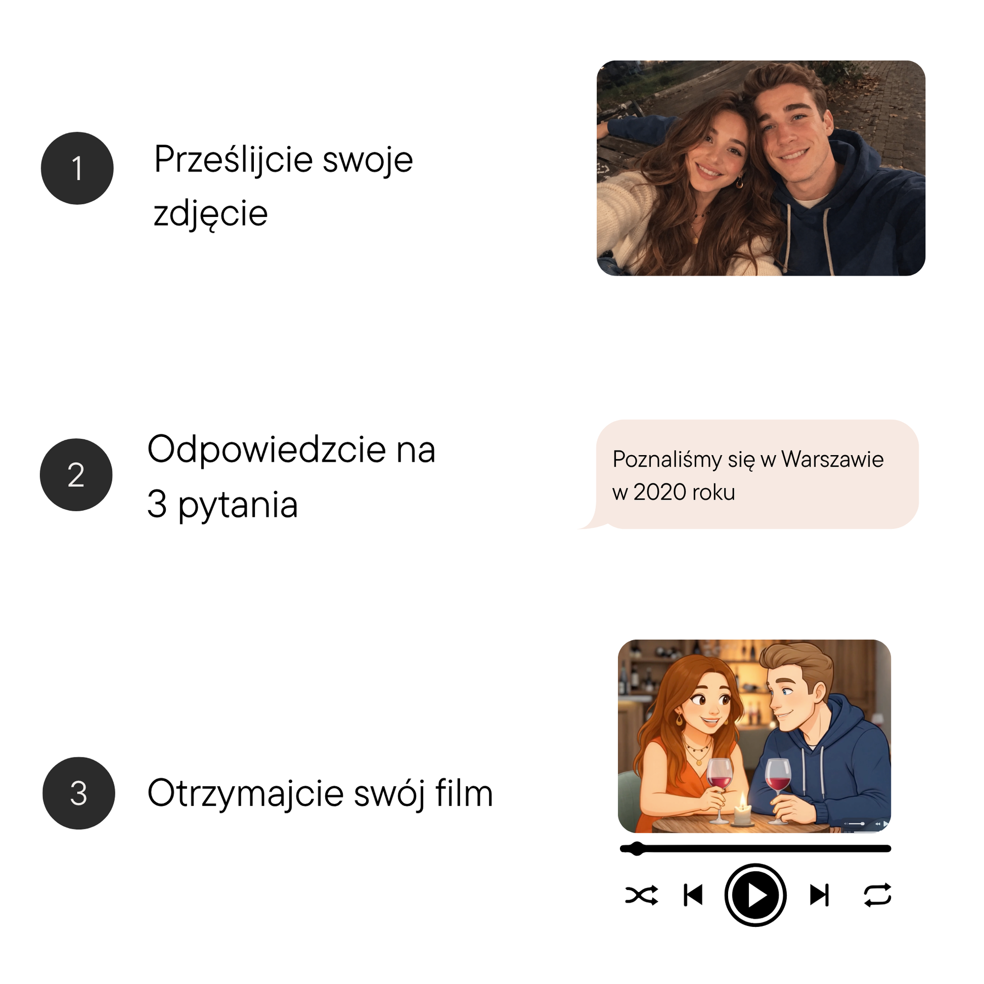 Vuestra historia de amor en vídeo